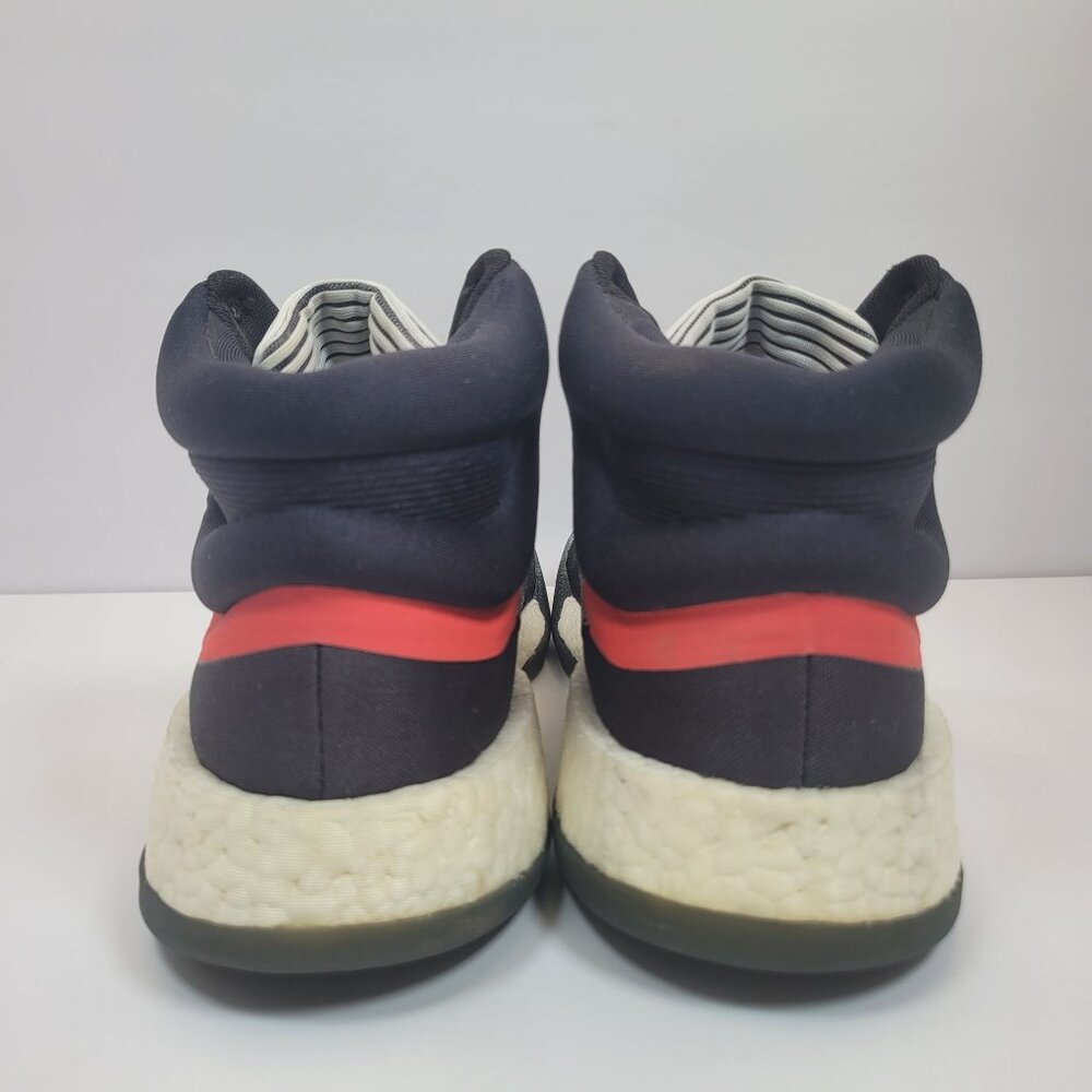 Adidas Marquee Boost Mid Men's Core Black Sneakers BB7822 US Size 10.5 - Picture 4 of 8